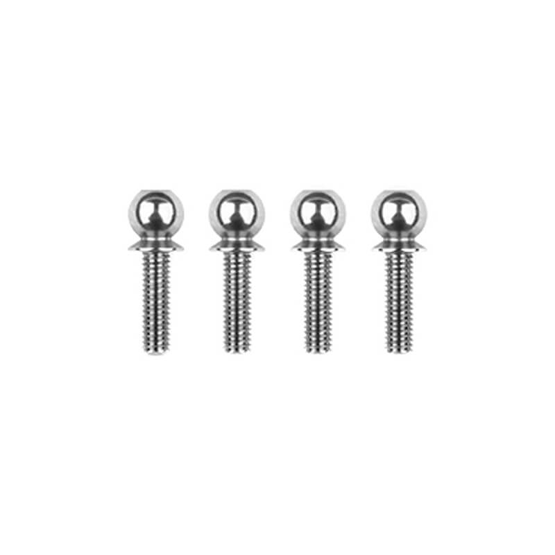 TEAM ASSOCIATED HD BALLSTUDS, SHORT 10MM