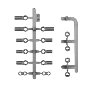 TEAM ASSOCIATED TC8 BALL CUPS/ARM B ALL INSERTS/ANTI-ROLL BAR LINK
