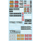 TEAM ASSOCIATED RC10 FT DECAL SHEET