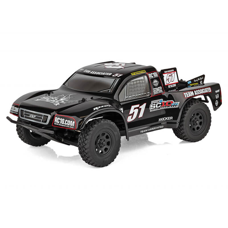 TEAM ASSOCIATED PRO2 SC10SW SHORT COURSE TRUCK RTR - BLACK