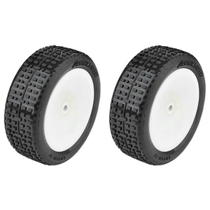 ASSOCIATED RB10 RTR FRONT WHEELS & TYRES MOUNTED