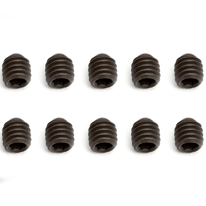 TEAM ASSOCIATED M4X4MM SET SCREW (10)