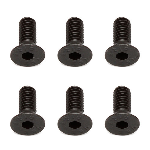 TEAM ASSOCIATED M4 X 10MM FHCS (10)