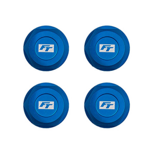 ASSOCIATED RC8 FT ALUMINIUM CAPPED WHEEL NUTS 17MM (4)