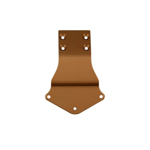TEAM ASSOCIATED RB10 RETRO FT NOSE PLATE, BRONZE