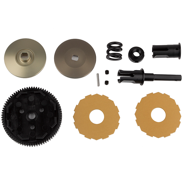 TEAM ASSOCIATED RC10B74.1 SLIPPER HUB SET 2-PAD