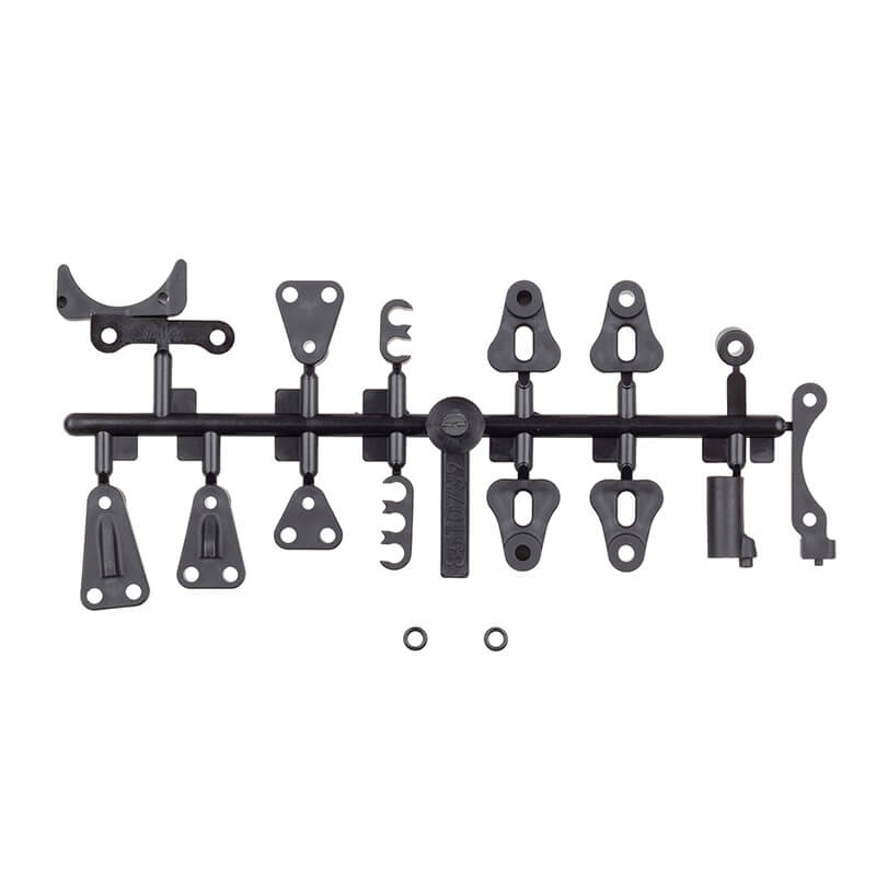 TEAM ASSOCIATED RC10B84 BATTER Y HOLDER AND FAN MOUNT SET