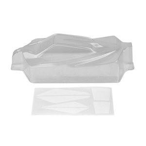 TEAM ASSOCIATED RC10B84 FT LIGHTWEIGHT BODY, CLEAR