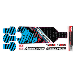 TEAM ASSOCIATED RC10T84 FT CHASSIS PROTECTOR SHEET PRINTED