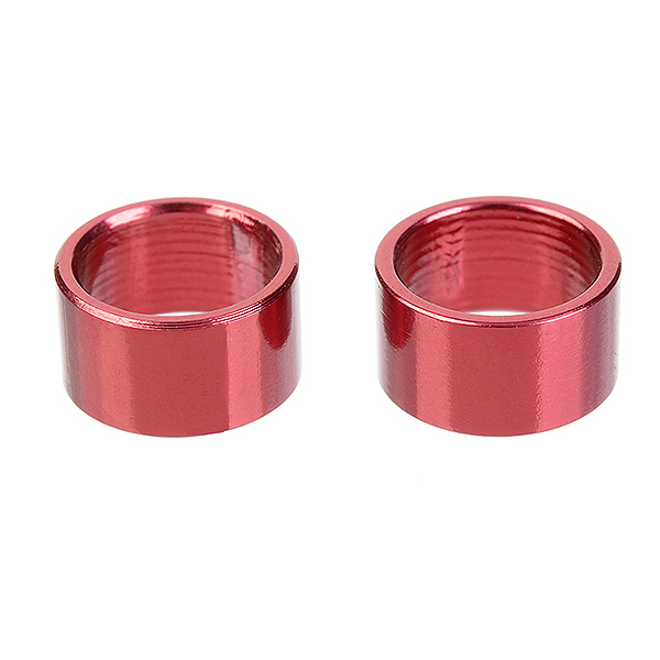 CORALLY ALUM. SPACER RING INNER DIA 6.35MM WIDTH 4.5MM 2 PCS