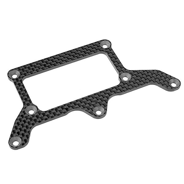 CORALLY REAR POD LOWER PLATE SSX10 GRAPHITE 2.5MM 1 PC