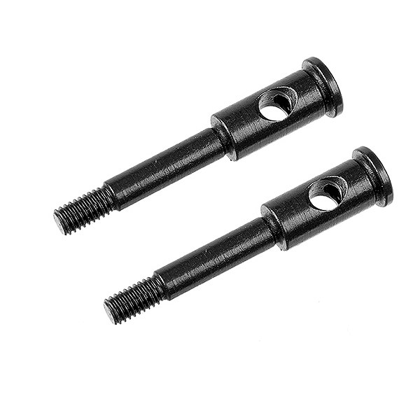 CORALLY FRONT WHEEL AXLE SSX10 STEEL 2 PCS