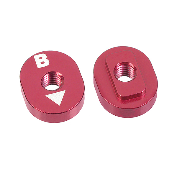 CORALLY ALUM. EXCENTRIC CAMBER NUT B 0.5 1.5 2 PCS