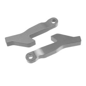 CORALLY ALUMINIUM LEVER REAR SILVER 2 PCS
