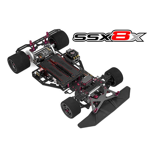 CORALLY SSX8X CAR KIT CHASSIS KIT ONLY, NO ELEC /BODY/TIRES