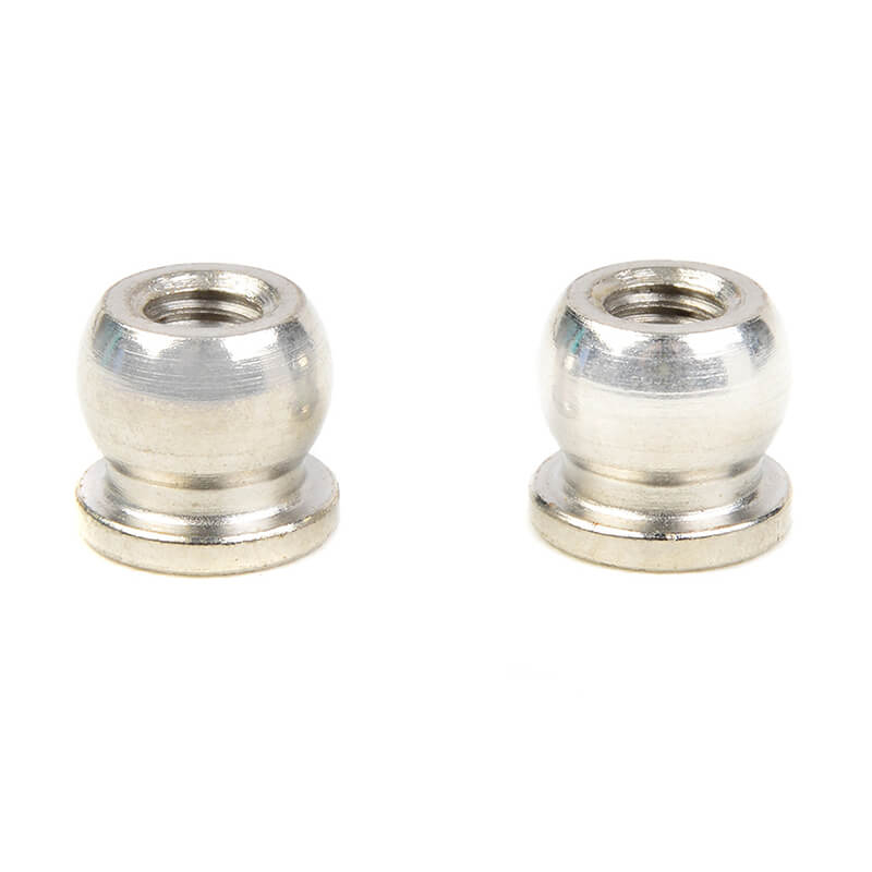 CORALLY THREADED BALL 6MM STEEL 2 PCS