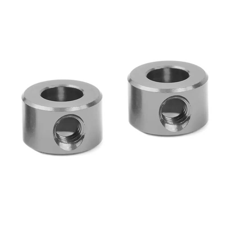 CORALLY COLLAR FOR ANTI-ROLL BAR ALUMINIUM TITANIUM 2 PCS