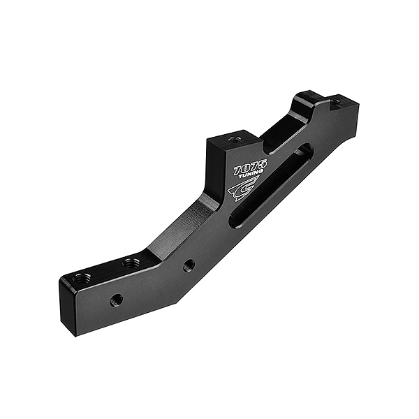 CORALLY CHASSIS BRACE V2 FRONT SWISS 7075 T6 HARD BLACK