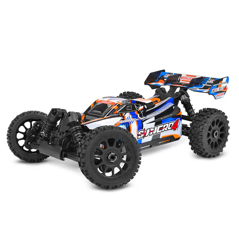 CORALLY SYNCRO-4 BRUSHLESS 4S BASHER BUGGY RTR - ORANGE/BLUE