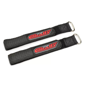 CORALLY PRO BATTERY STRAPS 250 X20MM METAL BUCKLE SILICONE B