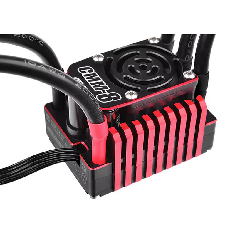 TEAM CORALLY CMM-8 RACING ESC SENSORED 2-4S 240A BLACK/RED
