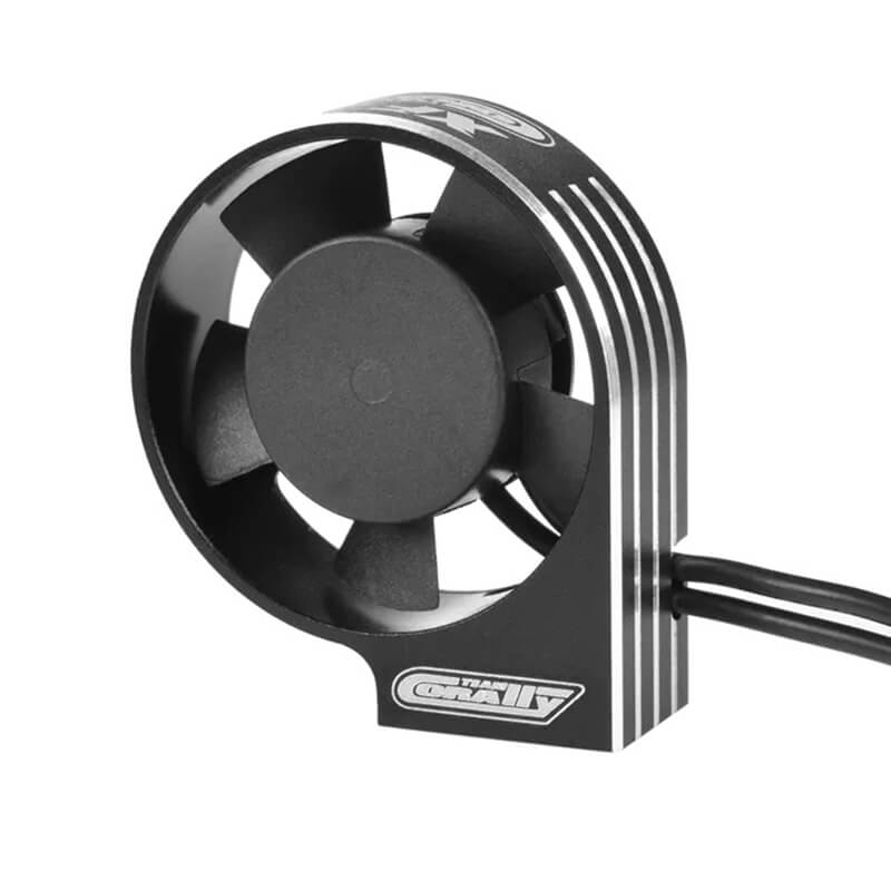 CORALLY ESC ULTRA HIGH SPEED FAN XF-40 BEC CONN. 40MM BK/SI