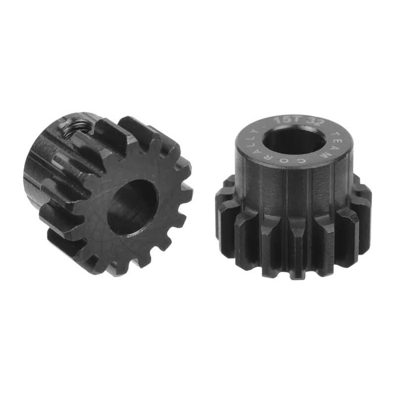 CORALLY 32 DP PINION SHORT HARDENED STEEL 15 TEETH 5MM