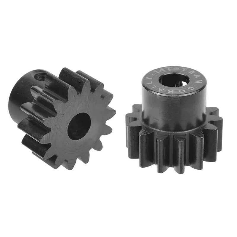 CORALLY M1.0 PINION SHORT HARDENED STEEL 14 TEETH 5MM SHAFT