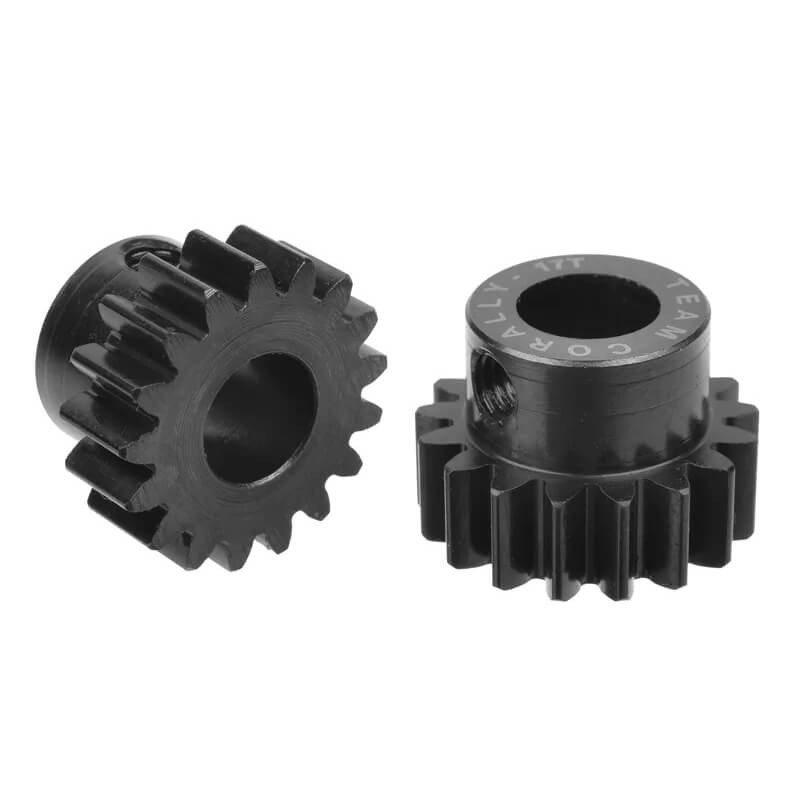 CORALLY M1.0 PINION SHORT HARDENED STEEL 17 TEETH 8MM
