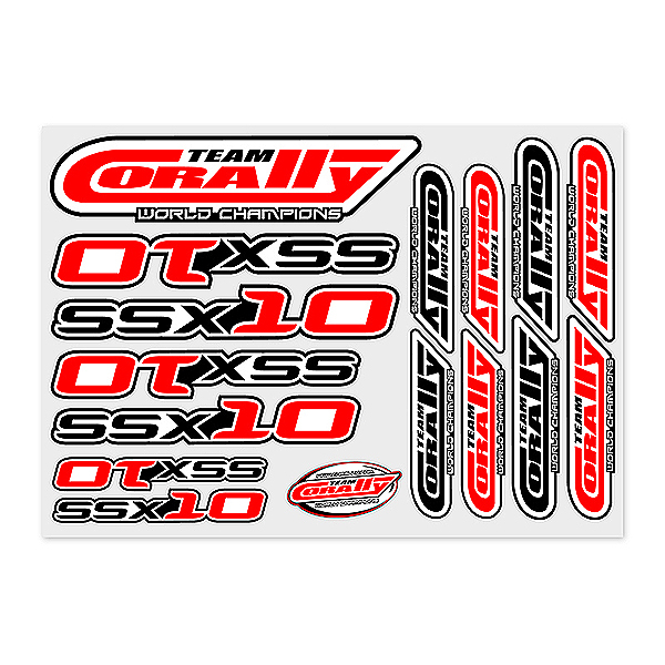 CORALLY STICKERSHEET SSX10 PRECUT 210X148MM 1 PC