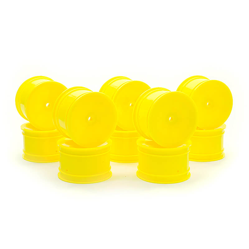 CENTRO 1/10 DISHED BUGGY REAR WHEEL YELLOW - 5 PAIRS