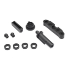 CEN RACING REAR LOWER ARM MOUNT & PIV OT BALL (25 SPLINE ADAPTER, ST BUSHING, BATTERY PLATE POST)