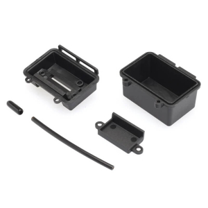 CEN RACING RECEIVER BOX (ANNTENA TUBE, DUST CAP)