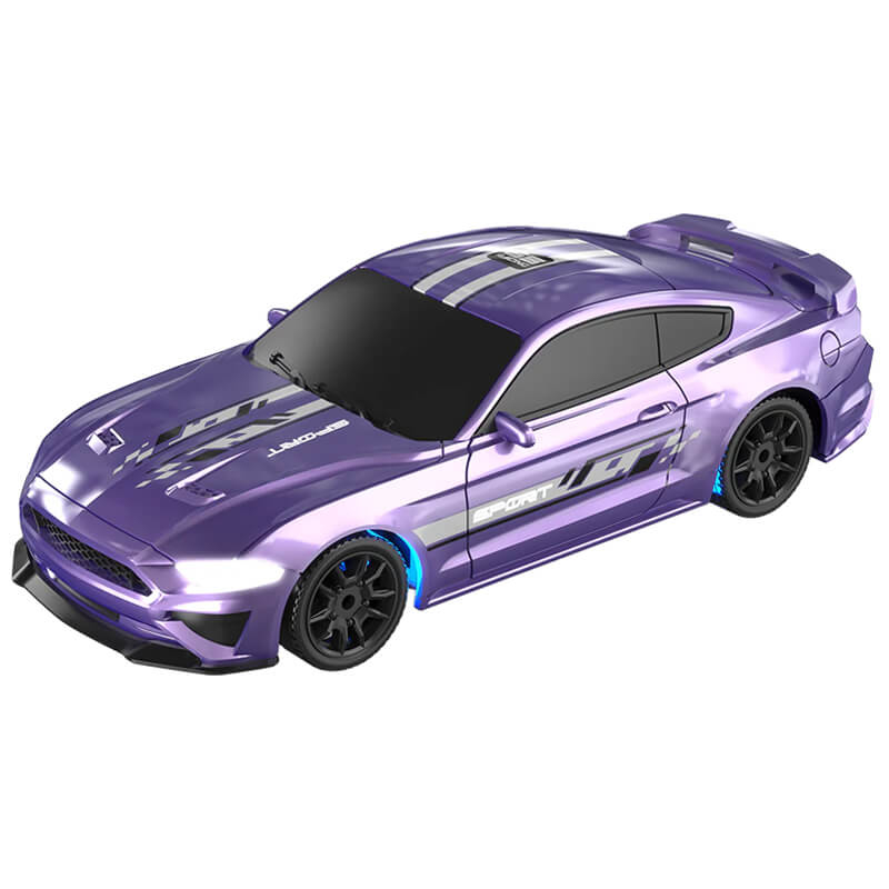 E-ZEE RC 1/43 LIGHTING MUSCLE 4WD DRIFT CAR w/GYRO - PURPLE