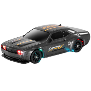 E-ZEE RC 1/43 LIGHTING STINGER 4WD DRIFT CAR w/GYRO - SILVER