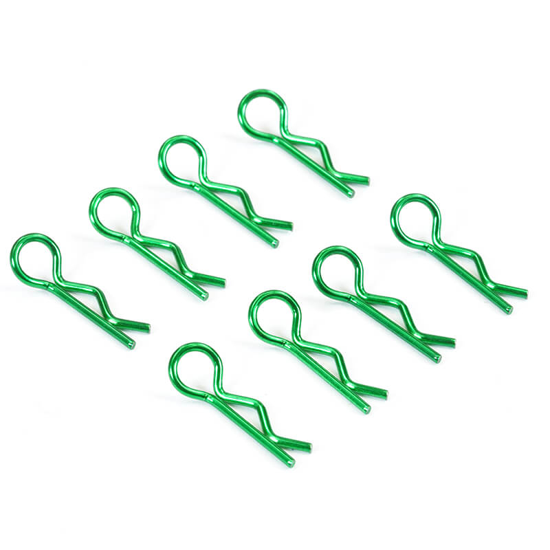 Fastrax Metallic Green Small Clips