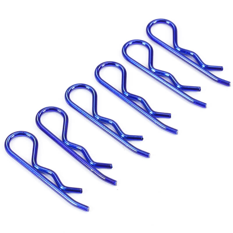 Fastrax Metallic Blue Large Clips