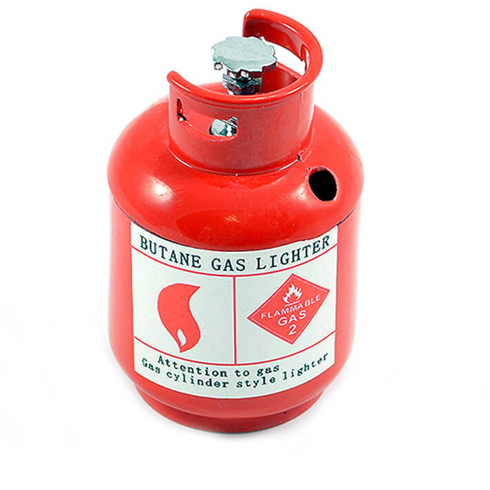 FASTRAX SCALE PAINTED ALLOY GAS BOTTLE RED