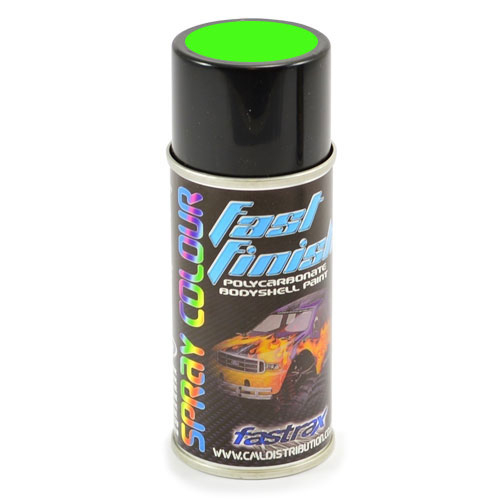 Fastrax Fast Finish Cosmic Glo Green Spray Paint 150ML
