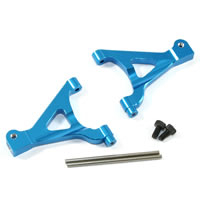 FASTRAX TRX BLUE ALUM FRONT UPPER ARMS FITS MINI SLASH