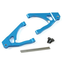 FASTRAX TRX BLUE ALUM REAR UPPER ARMS FITS MINI SLASH