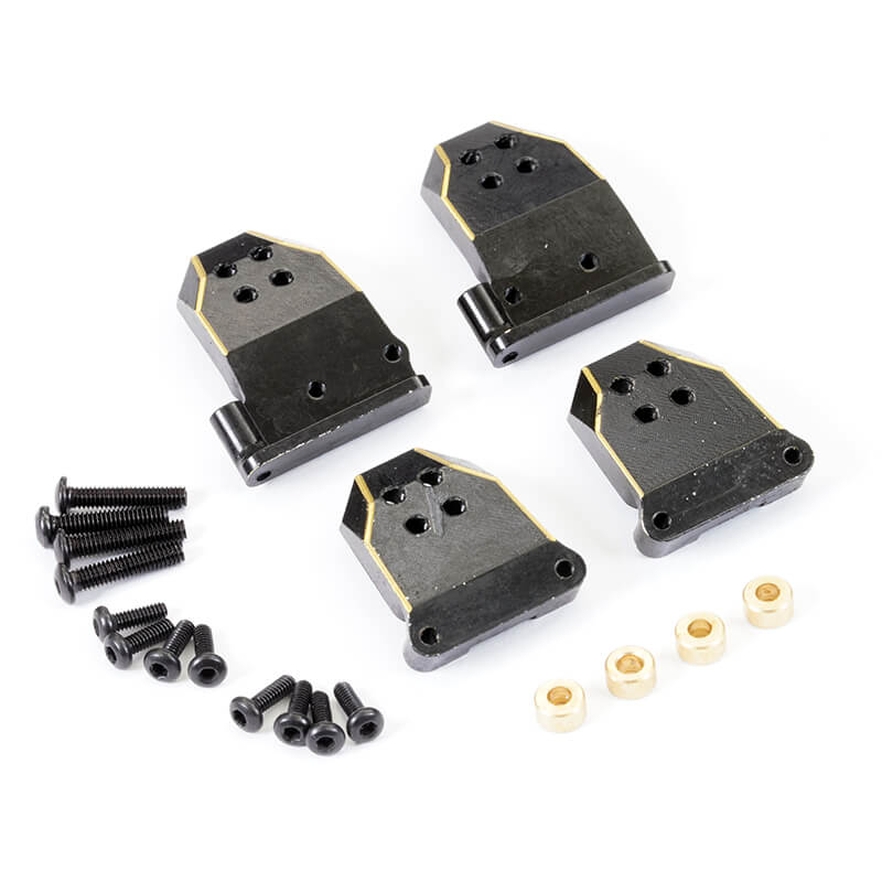 FASTRAX TRX-4M ALUMINIUM SHOCK MOUNTS (4)