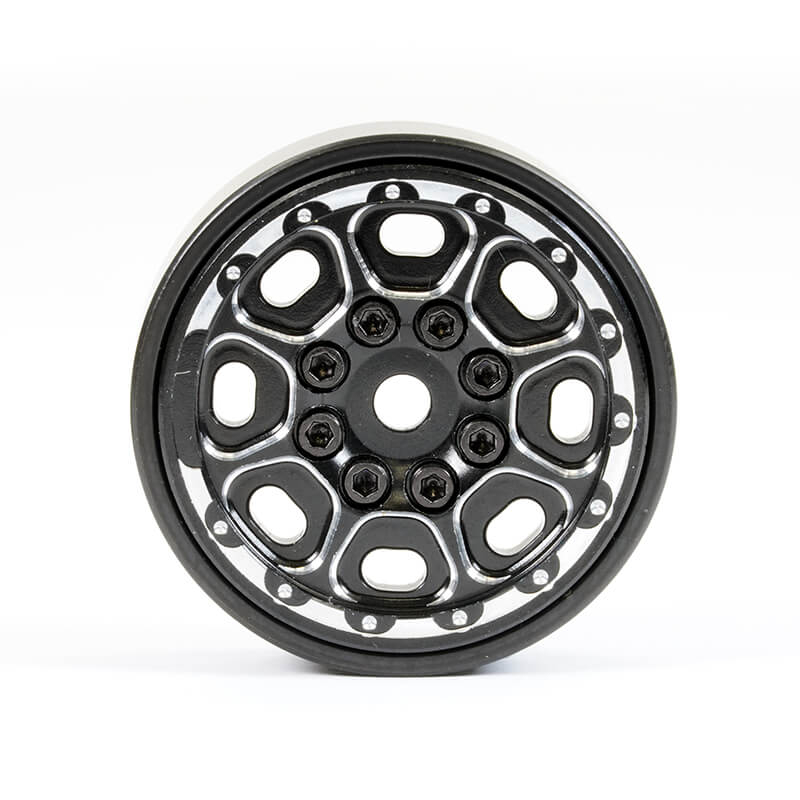 FASTRAX TRX-4M CNC BEADLOCK WHEELS (4) - BLACK