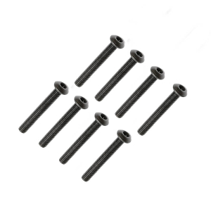 FTX BUTTON HEAD HEX SCREW M3 X 30MM (8PC)
