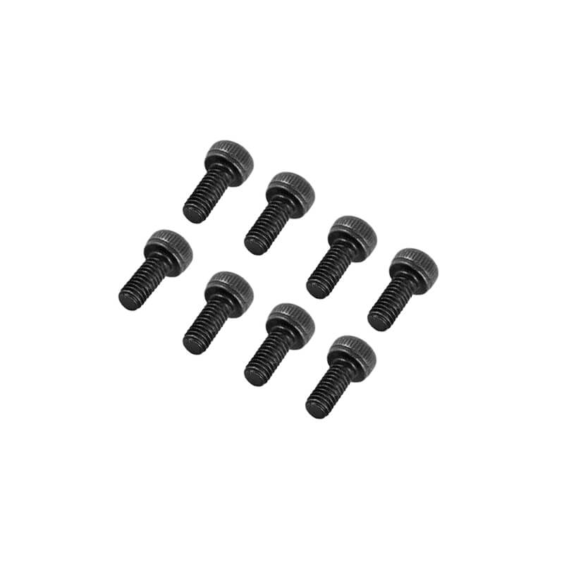 FTX CAP HEAD SCREW M2.5 X 8MM (8PC)