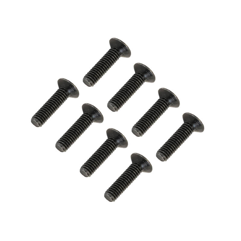 FTX FLAT HEAD HEX SCREW M3 X 15MM (8PC)