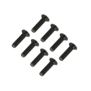 FTX FLAT HEAD HEX SCREW M3 X 15MM (8PC)