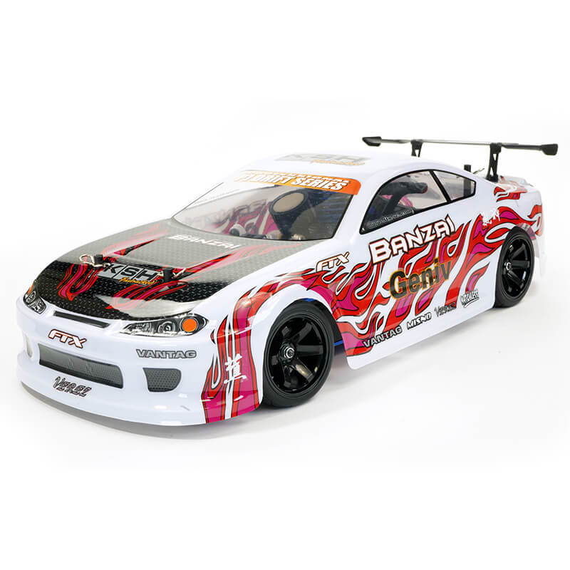 FTX BANZAI 1/10 STREET/DRIFT NITRO 4WD RTR CAR - WHITE