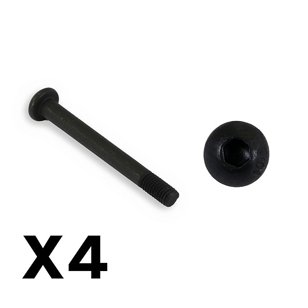 FTX OUTBACK FURY REAR LOWER SUSPENSION ARM SCREW 3X29MM (4PC)