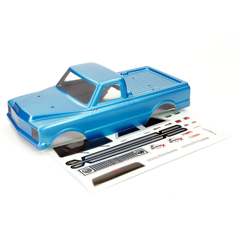 FTX OUTBACK MINI X 2.0 PATRIOT LEXAN BODY - METALLIC BLUE